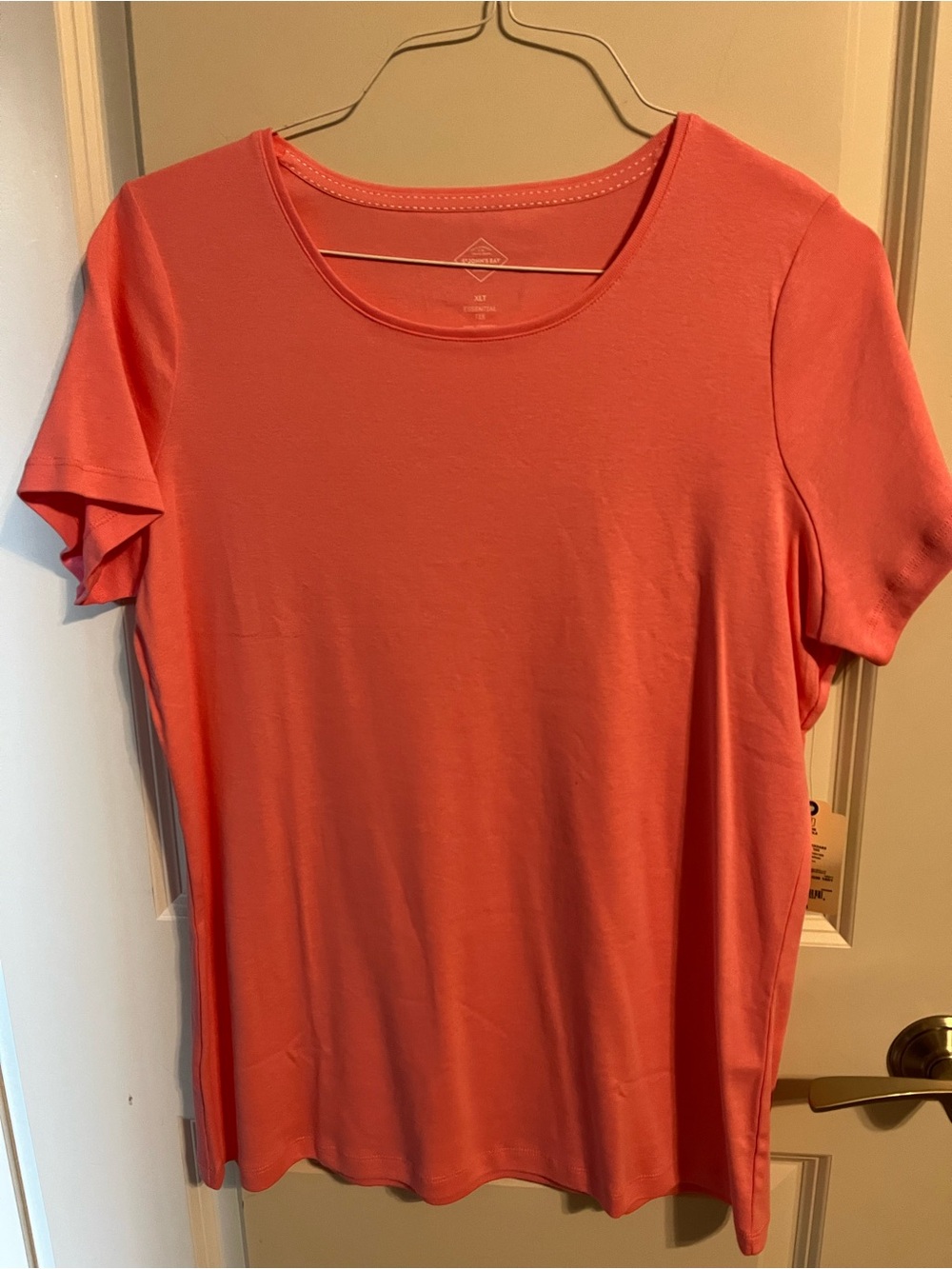 St. John's Bay Light Pink Short Sleeve Crew Neck Tee